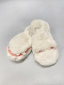 Варежки детские 2-3 года меховые молочный арт.Д-952