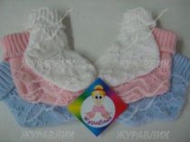 Носки для новорожденных Микс DEFNE, размер 0, на блистере 3шт