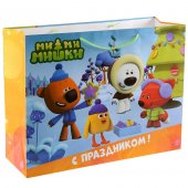 Пакет подарочный Ми-Ми-Мишки С праздником! 46х61х20 см