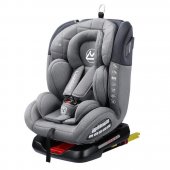 Автокресло Luxmom 210 Isofix 0-36 кг 0-12 лет светло-серый