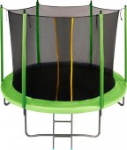 Батут JUMPY Comfort 10 FT 3,05 м с лестницей и сеткой Green