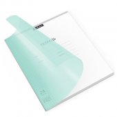 Тетрадь с пластиковой обложкой А5  24л клетка Erich Krause Классика CoverPrо Pastel Мятная