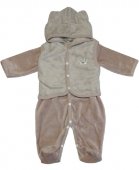 Комбинезон "Царевна" коричневый р.62, 68 см арт.7826