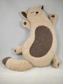 Подушка Woolhouse Кот маленький из шерсти мериноса арт.Т.11.46.ПК