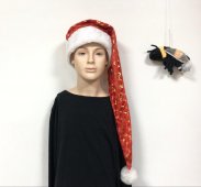 Карнавальный колпак Санта Клауса 60см Карнавальный колпак Санта Клауса 60см