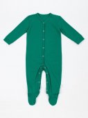Комбинезон для новорожденных интерлок, рост 56-80 зеленый