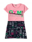 Платье для девочек "Gym team pink" розовый, 3-8 лет арт.ELC93
