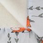 Одеяло с шерстяным ворсом 110*140 Нежность Лисята Woolhouse