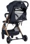 Коляска прогулочная Farfello Comfy Go Golden black золотой черный