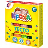 Тесто для лепки Луч Кроха 12 цветов 420 гр арт.31С2045-08