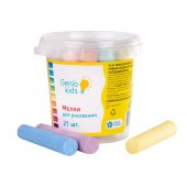 Мелки для рисования 21 шт в контейнере арт.MLB21