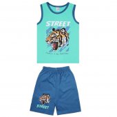 Комплект для мальчиков BONITO KIDS Тигр р.116-134 см ментоловый