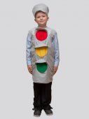 Карнавальный костюм Светофор 5-7 лет 122-134 см арт.1043