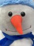 Мягкая игрушка Снеговик высота 30 см