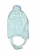 Шапка "Амира" осень-весна, ментол 0-3 мес