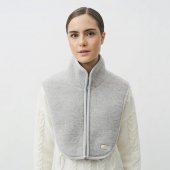 Шарф воротник меховой Лила серый Woolhouse