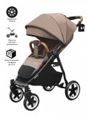 Коляска прогулочная Baby Tilly Urban AIR Beige с надувными колесами