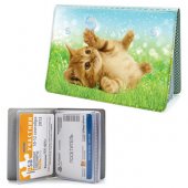 Визитница "ДПС" 28 карт Pets 70*100мм ПВХ