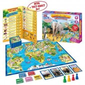 Познавательная настольная игра Кругосветное путешествие 02087