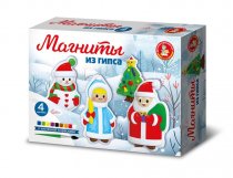 Магниты из гипса под роспись "Новый год"