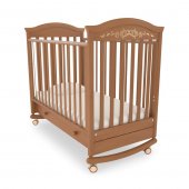 Кровать Гандылян Даниэль Люкс колесо, качалка, ящик, вишня Кровать Гандылян Даниэль Люкс колесо, качалка, ящик, вишня