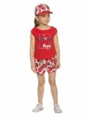 Комплект для девочек Pelican 1-5 лет, цвет красный арт.GFATH3120