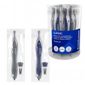 Циркуль 2 предмета, металлический 12,5см, набор грифелей, ПВХ чехол