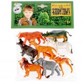 Набор "Играем вместе" Дикие животные 8 см, 8 шт арт.HB335-8 Набор "Играем вместе" Дикие животные 8 см, 8 шт арт.HB335-8