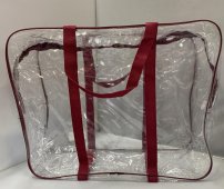 Сумка в роддом 40х50х25 см ПВХ, карман сбоку, цвет бордовый Сумка в роддом 40х50х25 см ПВХ, карман сбоку, цвет бордовый