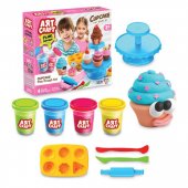 Набор для лепки AЯT CRAFT Фантастические капкейки, тесто 4х56 гр