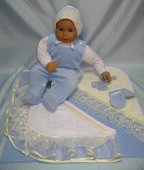 "МОЙ ЗАЙЧОНОК" ш149а - комплект на выписку (зеленый (салатовый)), ш149а