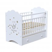 Кровать Baby Vintage маятник с ящиком
