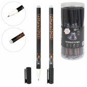 Ручка пиши-стирай гелевая Огненный робот синяя 0,5мм