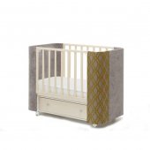 Кровать Островок уюта Милана Элегант, продольный маятник, золото/слоновая кость Кровать Островок уюта Милана Элегант, продольный маятник, золото/слоновая кость