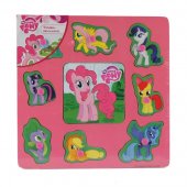 Деревянная игрушка MY LITTLE PONY пазл рамка вкладыш 12 элементов Деревянная игрушка MY LITTLE PONY пазл рамка вкладыш 12 элементов