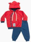Комплект для мальчиков "Капитан пупс" красный 1-9 мес