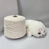 Шпагат хлопковый 2 мм 2000м белый для вязания, макраме, рукоделия