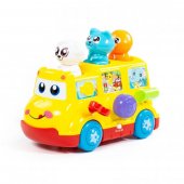 Игрушка развивающая Полесье "Школьный автобус" в коробке арт.77080