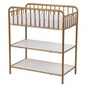 Пеленальный столик Polini kids Vintagе 1180 металлический, золотистый