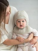Шапка-шлем зимняя Кнопа хб подклад, с утеплителем песочный Шапка-шлем зимняя Кнопа хб подклад, с утеплителем песочный