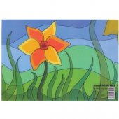 Покрытие 83095 на стол 297*210 мм. (формат А4) серия   ЦВЕТЫ