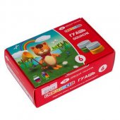 Гуашь Цветик 6 цветов по 15мл, картонная упаковка Гуашь Цветик 6 цветов по 15мл, картонная упаковка