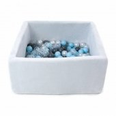 Сухой бассейн Romana Airpool BOX серый с серыми шариками