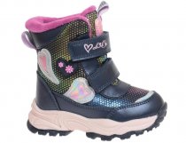 Ботинки для девочки Сказка р.22-26 темно-синий арт.R568767016DB