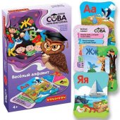 Настольная игра-викторина Умная Сова "Веселый алфавит"