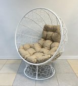 Кокон Кокос ротанг белый Кокон Кокос ротанг белый