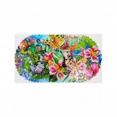 Коврик для ванн DELUXE Бабочки 67*36 см противоскользящий