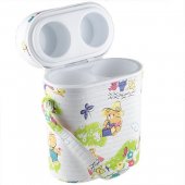 Термоблок для двух бутылочек с пластиковой вставкой 1024 Бусинка