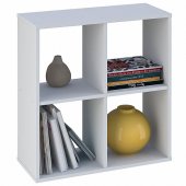 Стеллаж Polini Home Smart Кубический 4 секции, белый