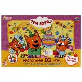 Настольная IQ-игра. Три кота. Торт на день рождения.